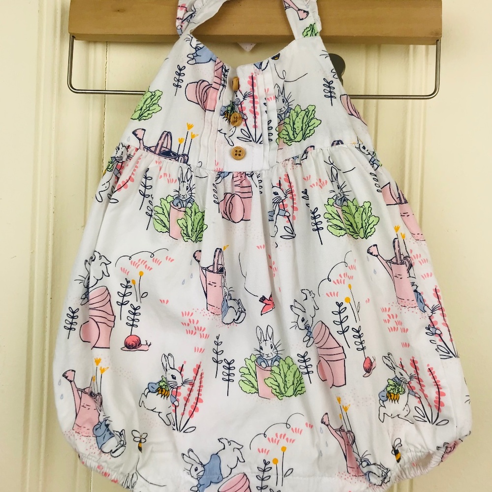 3-6 month Peter rabbit romper